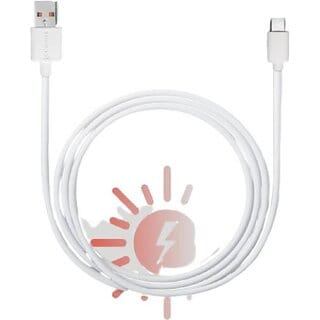 GIONEE USB Type C Cable 2.4 A 1 m GCR2C(Compatible with MOBILE, BLUETOOTH, White)_421clone.