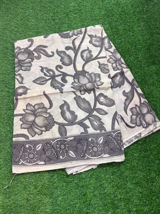 Kalamkari cotton saree