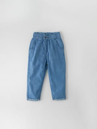 Trendy Denim Pants for Girls-2-3 YEAR