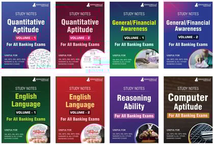 Banking Study Notes Combo (Set of 8 Books) | Complete Preparation Kit for All Banking Exams with Solved MCQs EduGorilla Prep Experts