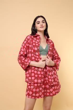Haideri Oversized Shirt-Freesize