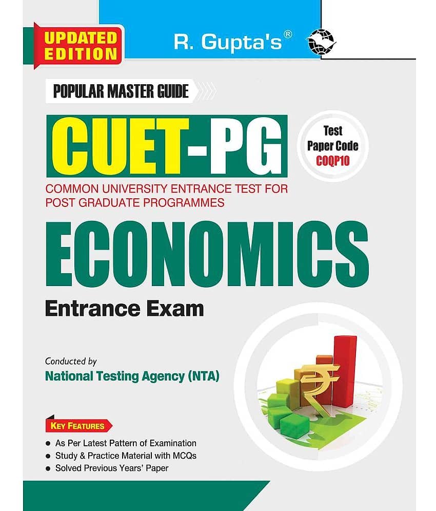 CUET-PG: MA/M.Sc Economics (Test Paper Code PGQP44) Entrance Exam Guide