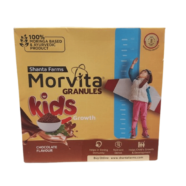 Morvita Granules - Kids Growth (Chocolate Flavour) - 400 gm