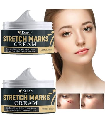 Kuraiy Natural Stretch Oil with Coconut, Olive & Jojoba Oils, For Scars & Stretchmark Oil
