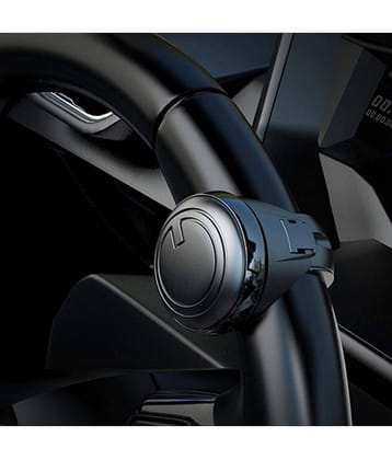 18-ENTERPRISE 3R Black 360° Rotation Universal Car Steering Knob Wheels Spinner Knob Power Save Easy Turn Ball (Pack of 1).