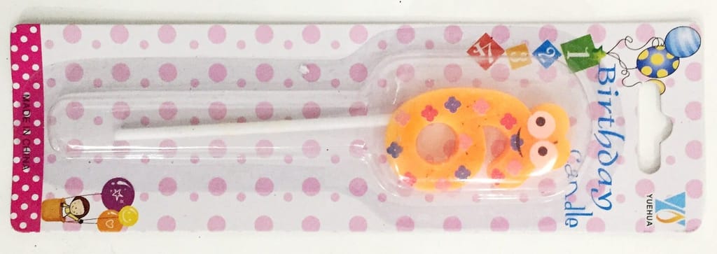 Wanna Party Stick Candle Numerical No. 6 Candle - Party and Festive Needs | Buy online on ZillyBuy