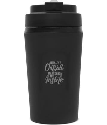 Jaypee SNAPSIP Typography Stainless Steel Travel Mug 385 mL ( Pack of 1 )