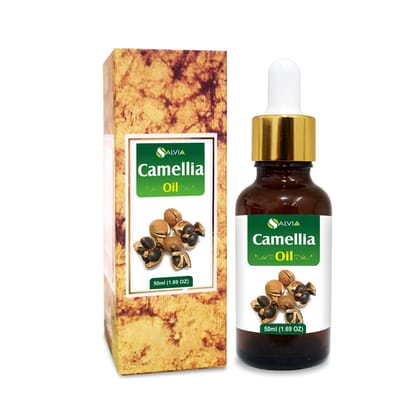 Salvia Camellia (Camellia Oliefera) Oil 100% Pure & Natural Undiluted Essential Oil - 50ml Salvia Camellia (Camellia Oliefera) Oil 100% Pure & Natural Undiluted Essential Oil - 50ml - Clear / 50 ml (Pack of 1)