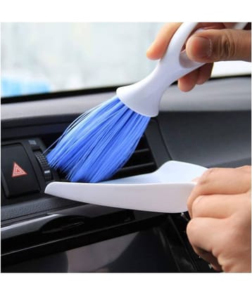 Mahek Accessories Car AC Air Outlet Vent Internal Cleaner- Dust Cleaning Brush