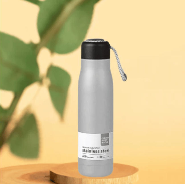 Stainless Steel Insulated Water Bottle  550ml with Handle