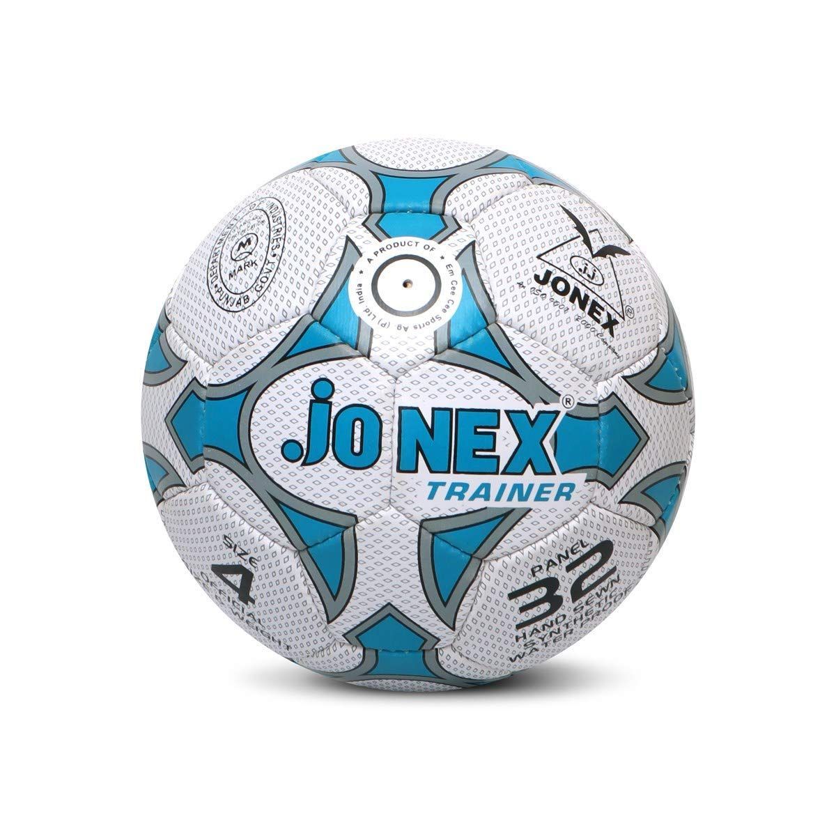 JJ Jonex JONEX Synthetic Trainer Football Size 4, White