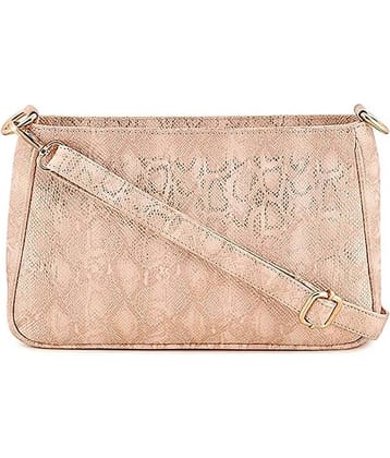 SAKWOODS Sling Bag PU Set of 1 ( Peach )