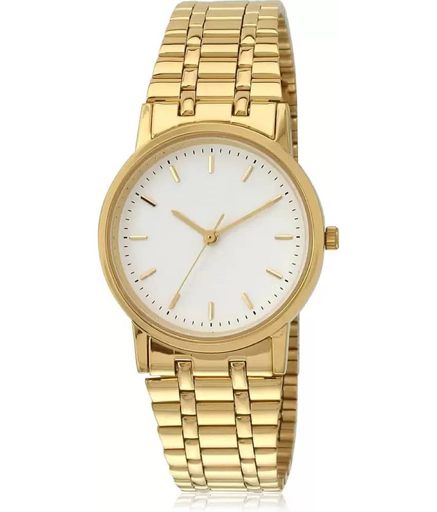 Viser Gold Metal Analog Men's Watch