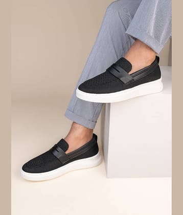 Fentacia Black Men's Slip on Shoes
