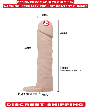 Kamahouse Bigboy Skin Reusable Panis Sleeve For Men || Mind Blowing Con-dom For Crazy Lovers