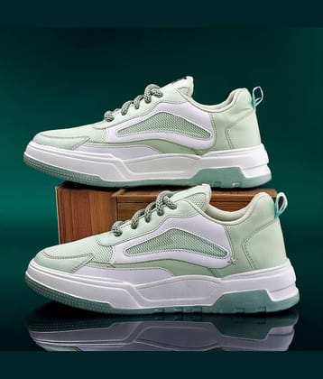 TR RETRO RUNNING SHOES Green Men's Sports Running Shoes