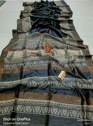 Ghicha print saree