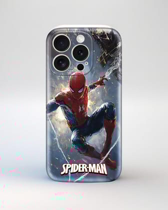 Spiderman web style mobile cover for all apple and android device