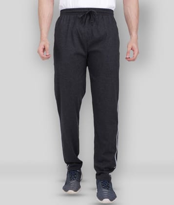 Neo Garments - Charcoal 100% Cotton Mens Trackpants ( Pack of 1 ) - 5XL
