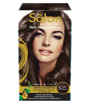 Modicare Salon Professional Hair Color-Light Brown (5)-145 ml Modicare Salon Professional Hair Color-Light Brown (5)-145 ml - Light Brown / 145 ml (Pack of 1)