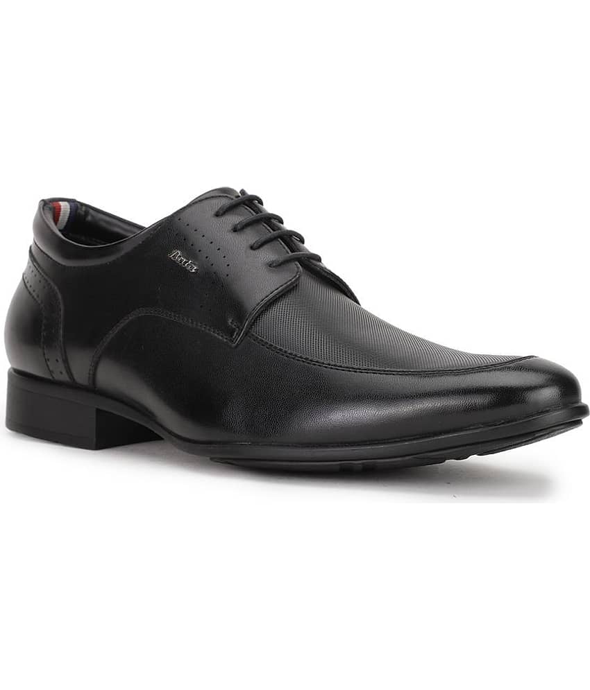 Bata Black Men's Derby Formal Shoes