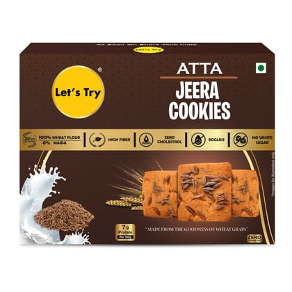 Let's Try Atta Jeera Cookies - 226g