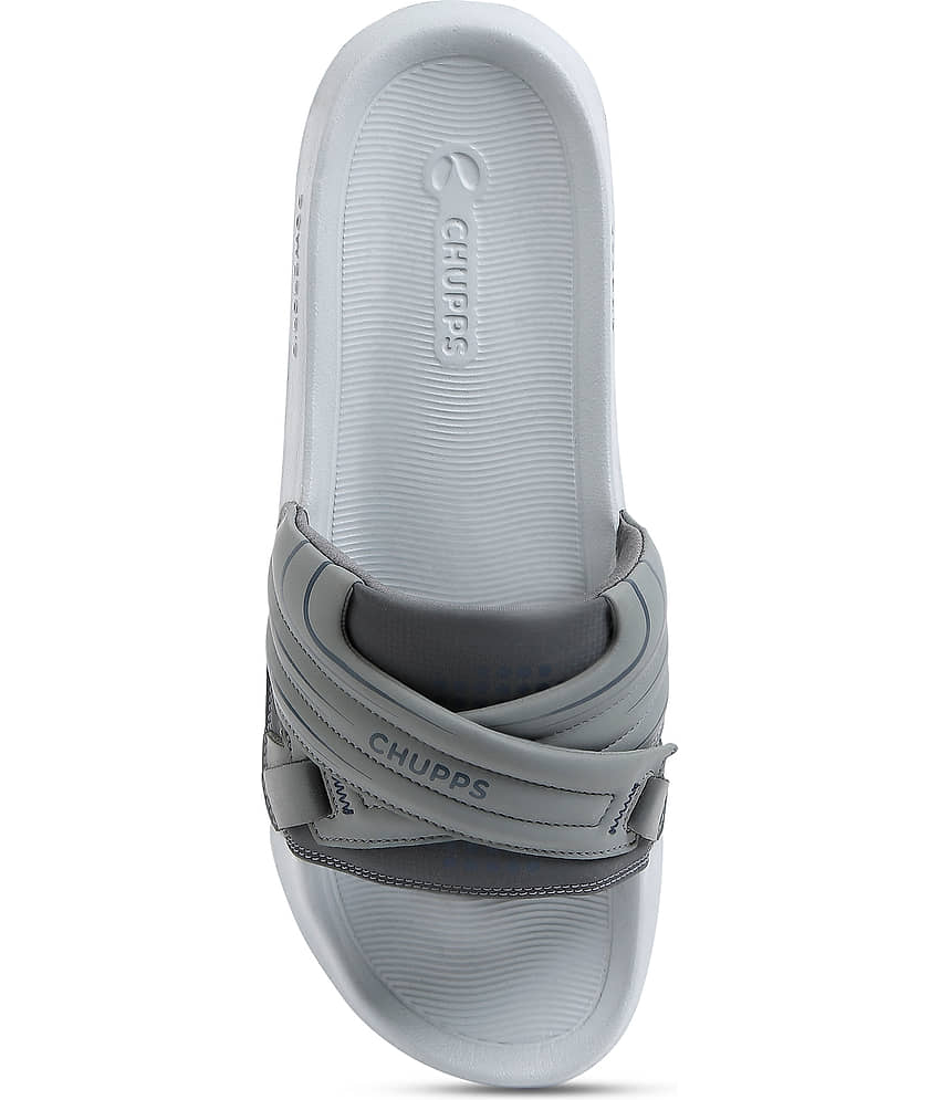 CHUPPS Dark Grey Men's Slide Flip Flop