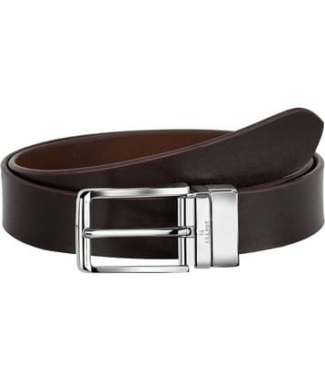 Elliot Black Leather Formal Belt