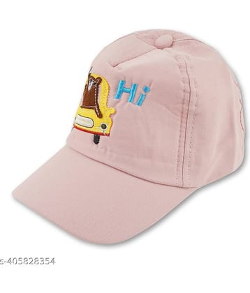 PENYAN Pack of 1 Unisex for Baby Caps ( Pink )