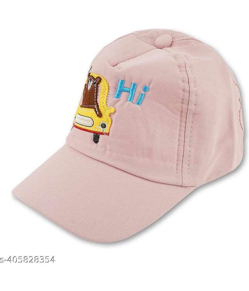 PENYAN Pack of 1 Unisex for Baby Caps ( Pink )
