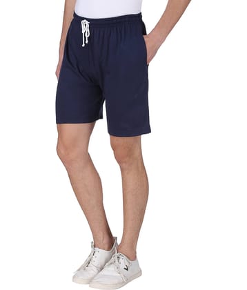 Neo Garments - Navy Cotton Men's Shorts ( Pack of 1 )