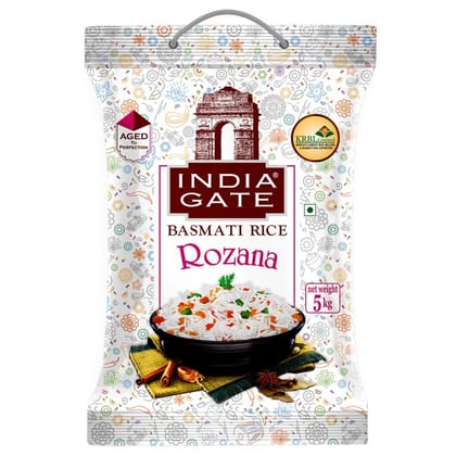 India Gate Feast Rozzana Basmati Rice 5 Kg