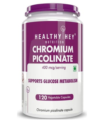 HEALTHYHEY NUTRITION Chromium Picolinate 400 mcg Capsule 120 no.s