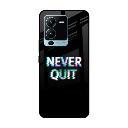 Never Quit Glass Case For Vivo V25 Pro
