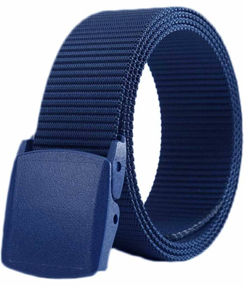 Loopa Blue Nylon Casual Belt