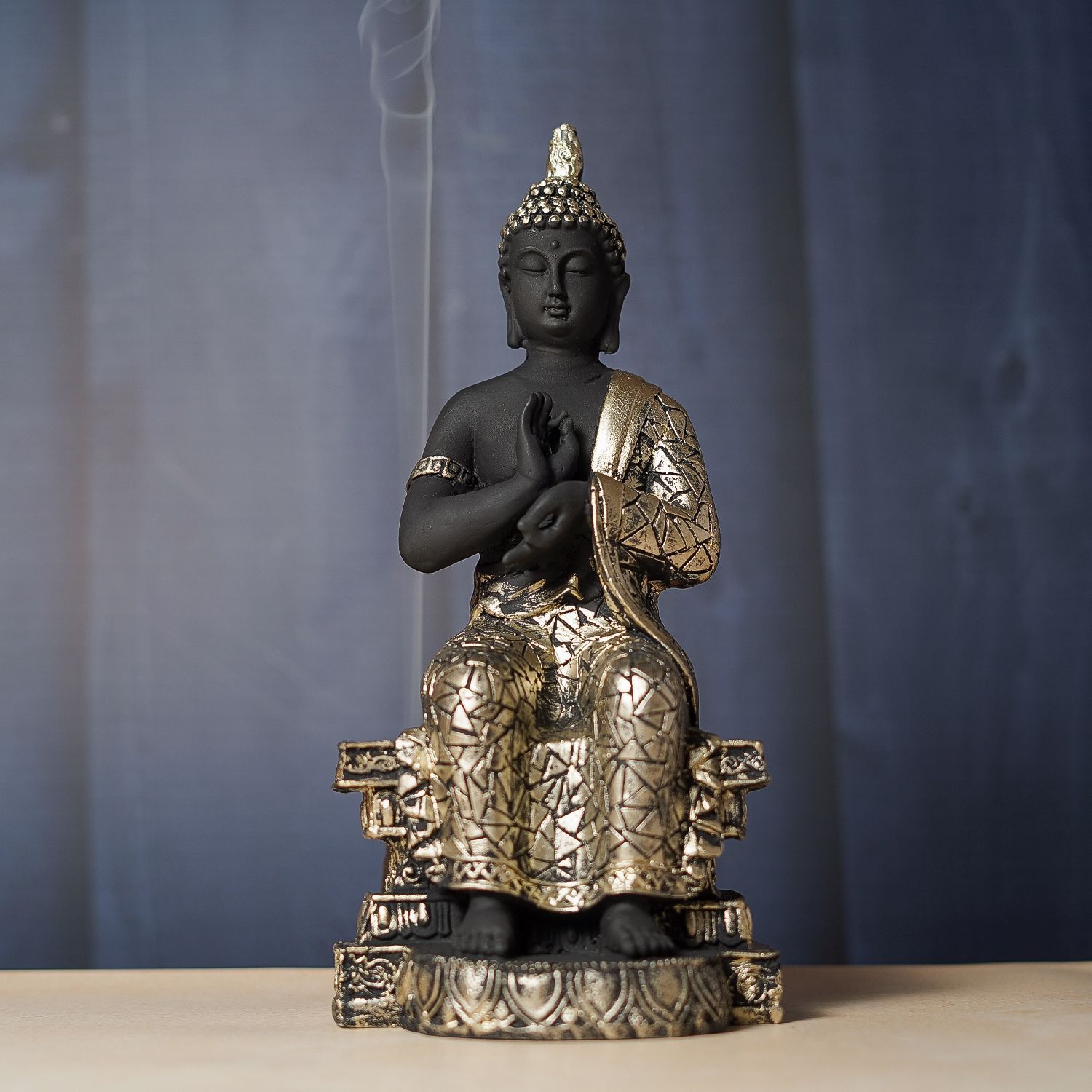 Craftlayout Resin Meditating Lord Buddha Statue