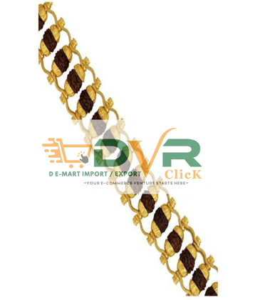 DvR ClicK Idol Bracelet Gold Plated With Rudraksh ( Pack of 1 )