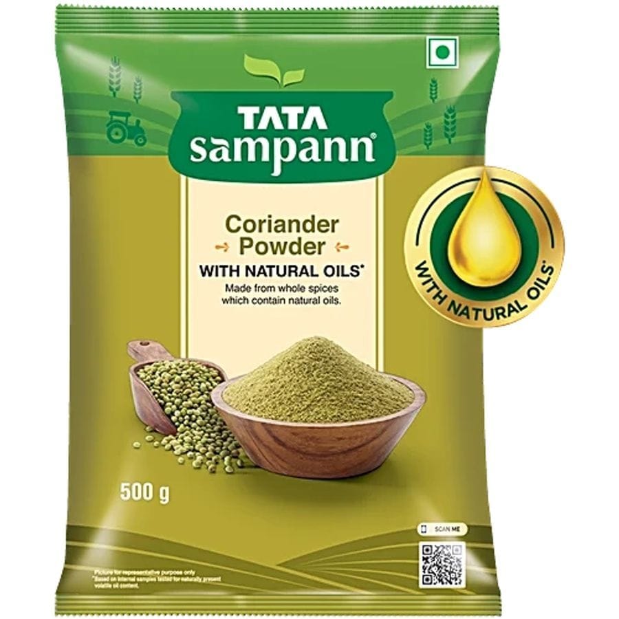 Tata Sampann Coriander/Dhania Powder With Natural Oils, 500 g - 500 gm - 500 gm - One unit