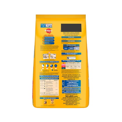 Pedigree Chicken &amp; Vegetables Adult Dry Dog Food 10kg