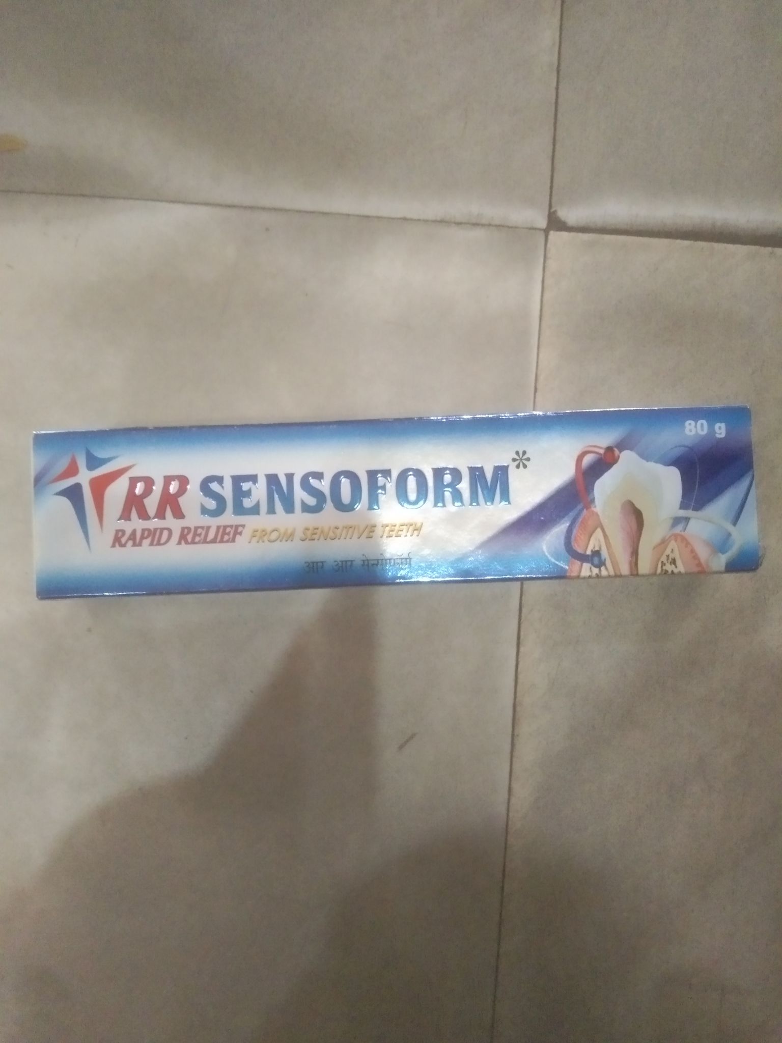RR sensoform rapid relief from sensitive teeth