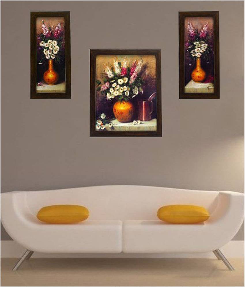 Indianara - Floral Painting With Frame