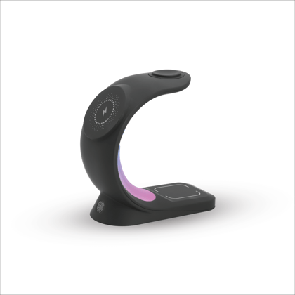 JC SwiftCharge 3-in-1 Magnetic Wireless Charger JC SwiftCharge 3-in-1 Magnetic Wireless Charger - Black