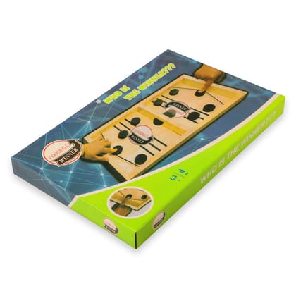 Bouncing Chess / Slingshot / Wooden Puck String Hockey T-666