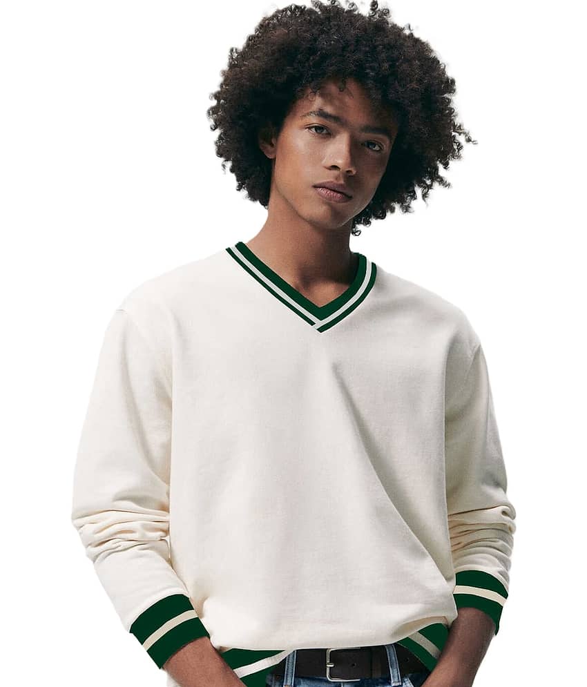 VIOUR Pack of 1 Cotton Blend Relaxed Fit Men's T-Shirt ( White )