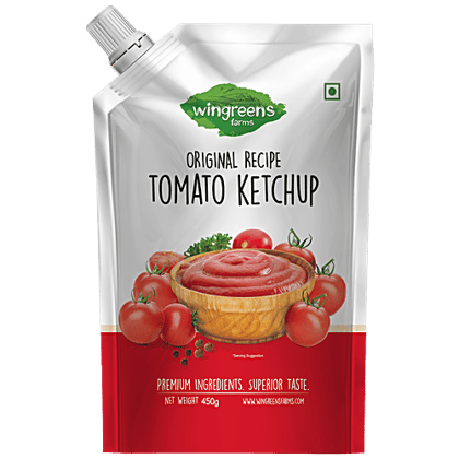 Wingreens Farms Original Recipe Tomato Ketchup Spread, 450 g Wingreens Farms Original Recipe Tomato Ketchup Spread, 450 g
