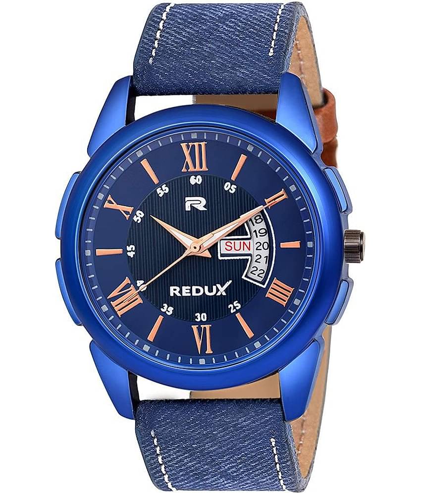 Redux - Blue Leather Analog Men's Watch