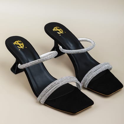 Elsa Silver Strappy heels-35