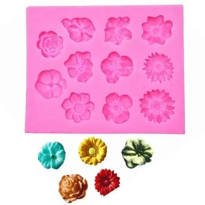 Silicone Fondant Gum Paste Mould - Flower 04