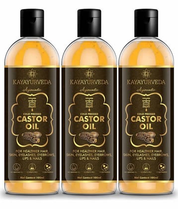 KAYAYURVEDA - Anti Hair Fall Castor Oil 300 ml ( Pack of 3 )