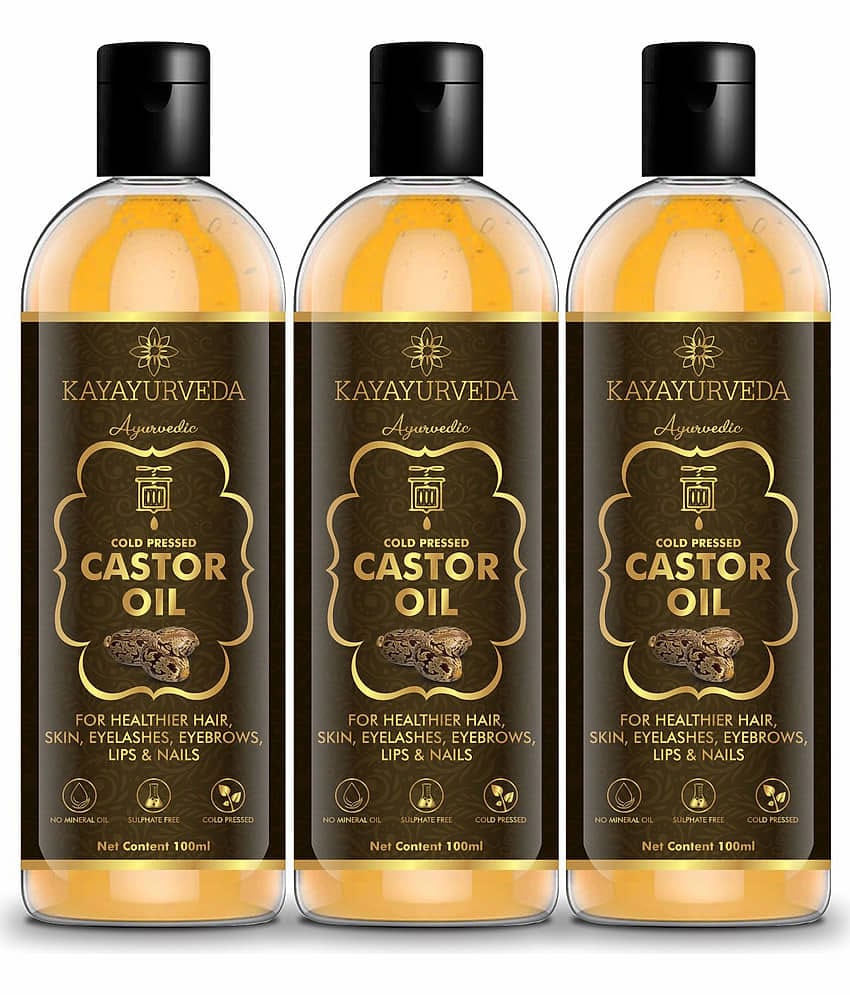 KAYAYURVEDA - Anti Hair Fall Castor Oil 300 ml ( Pack of 3 )